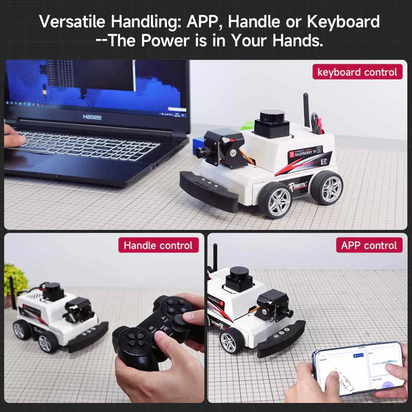MicroROS-Pi5 ROS2 Robot Car